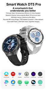 DT5 Pro jam tangan cerdas IP67 baru 2025, pelacak kebugaran tahan air dengan panggilan & pemantauan tidur tampilan TFT kompatibel dengan Android IOS - Product Image 3