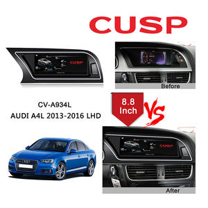 Navigation de lecteur de radio GPS de voiture de 8.8 pouces pour <span class=keywords><strong>AUDI</strong></span> A4L 2013-2016 LHD - Product Image 2