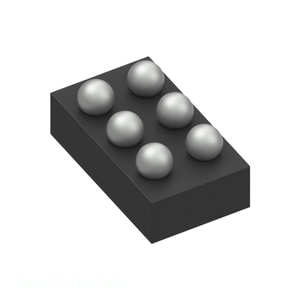 ชิ้นส่วนอิเล็กทรอนิกส์ระบบการจัดการพลังงาน FAN53713UC10X (PMIC) 6 ufbga WLCSP - Product Image 1