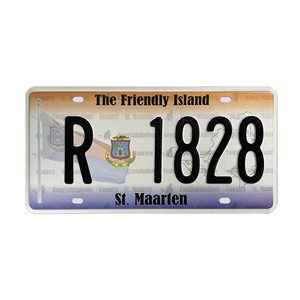 Placas DE VEHÍCULOS DE St Maarten en tamaño 305x152mm, placas de número de registro para el gobierno, placas de matrícula de diseños personalizados - Product Image 2