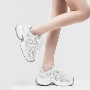 Nuevos zapatos estilo ballet para papá, zapatos casuales de malla, zapatos de mujer ultraligeros con suela blanda. - Product Image 2