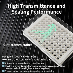 Película de Sellado Transparente para Laboratorio, Película de Polipropileno UV para PCR, Membrana de Sellado para Placas de PCR de 96 Pocillos - Product Image 6