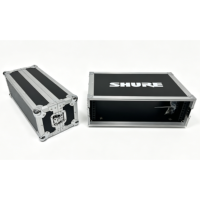 Boîtier de transport 3U OEM de haute qualité pour micros SHURE avec portes avant et arrière à charnières et fermeture Velcro