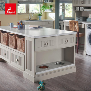 Armoire de bureau Alland Tillman Heights Maple <span class=keywords><strong>Chai</strong></span> <span class=keywords><strong>Latte</strong></span> Pewter Highlight, îlot de nourrissage pour animaux, armoire de buanderie pour <span class=keywords><strong>maison</strong></span> personnalisée - Product Image 4