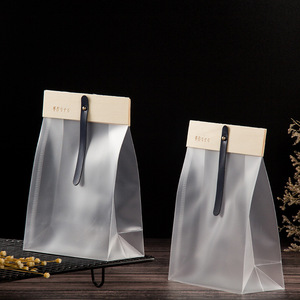 Cookie Packaging Bag Transparent Candy Pastries Bread Snacks Hand Pouch As a Gift Packaging Bag