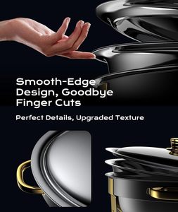 <span class=keywords><strong>Hot</strong></span> bán chafing món ăn cho tự chọn vòng chafing món ăn tự chọn Set thép không gỉ chafers và tự chọn ủ bộ cho các bên - Product Image 2