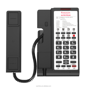 Nhựa hiện đại có dây điện thoại với người gọi ID nhà máy bán buôn cho nhà khách sạn Văn phòng điện thoại cố định sử dụng cho nhà khách sạn Văn phòng - Product Image 4