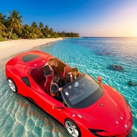 Jet-boat 2026 Lamborghini pour la location en station balnéaire, idéal pour l'exploitation commerciale et les loisirs nautiques de luxe privés