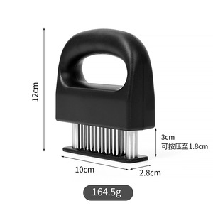 肉テンダライザーツールステンレス鋼超鋭利な針刃安全ロック付き耐久性のある肉テンダライザー - Product Image 3