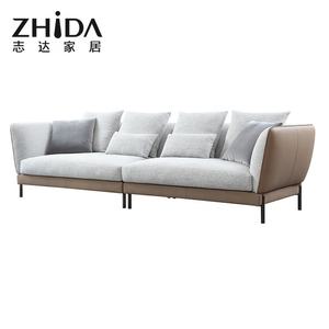 चीन प्रत्यक्ष कारखाने कस्टम सोफे आधुनिक उच्च अंत इतालवी डिजाइन चमड़े के कपड़े <span class=keywords><strong>2</strong></span> 3 सीटों वाले सोफे कमरे में रहने वाले सोफे सेट - Product Image 3