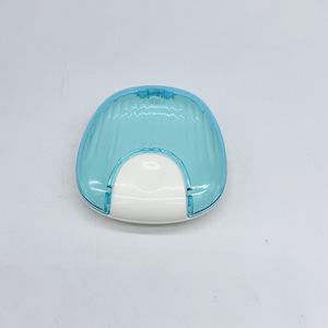 Press-<b>down</b> shell-shaped denture case retainer case supports cross-border e-commerce. Shell-shaped denture case, denture case, - Product Image 3