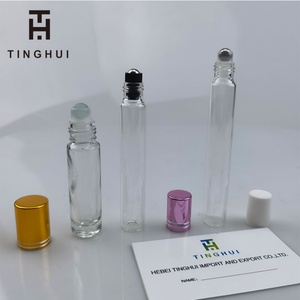 10ml <b>Roll</b>-<b>on</b> <b>Perfume</b> Bottle 10ml Roller Bottle for Essential Oils Clear Amber Glass <b>Roll</b> <b>on</b> Bottle With Metal Roller Ball - Product Image 6