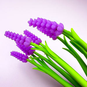 Stylo neutre créatif en silicone lavande à changement de lumière petit frais et mignon étudiant examen écriture Signature stylo papeterie approvisionnement - Product Image 4