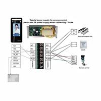 Sistema de Control de Acceso Inteligente 3D con Reconocimiento Facial, Lector de Tarjetas Táctil Capacitivo de 4.3 Pulgadas
