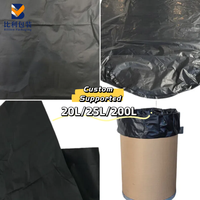 Sac antistatique dissipateur d'électricité statique LDPE à fond conducteur pour composants électroniques, écouteurs, fabrication de semi-conducteurs - Noir