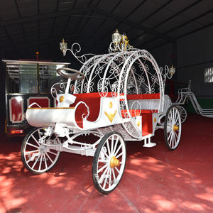 Calèche Électrique Européenne Élégante Princesse Rêve Citrouille Voiture de Mariage Vente Directe Usine Calèche de Mariage Électrique - Product Image 1