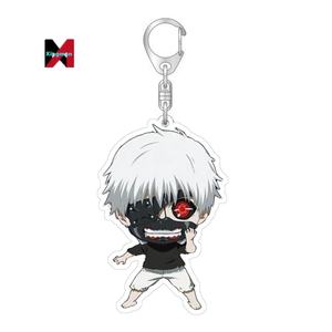 Llavero <span class=keywords><strong>de</strong></span> <span class=keywords><strong>Tokyo</strong></span> <span class=keywords><strong>Ghoul</strong></span>, Colgante Acrílico <span class=keywords><strong>de</strong></span> Doble Cara, Kaneki Ken, Mercancía <span class=keywords><strong>de</strong></span> Anime - Product Image 4