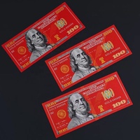 Billet factice de 100 dollars USD, noir et or, en feuille d'or 24K, imperméable, pour collection de billets, souvenirs et cadeaux d'affaires
