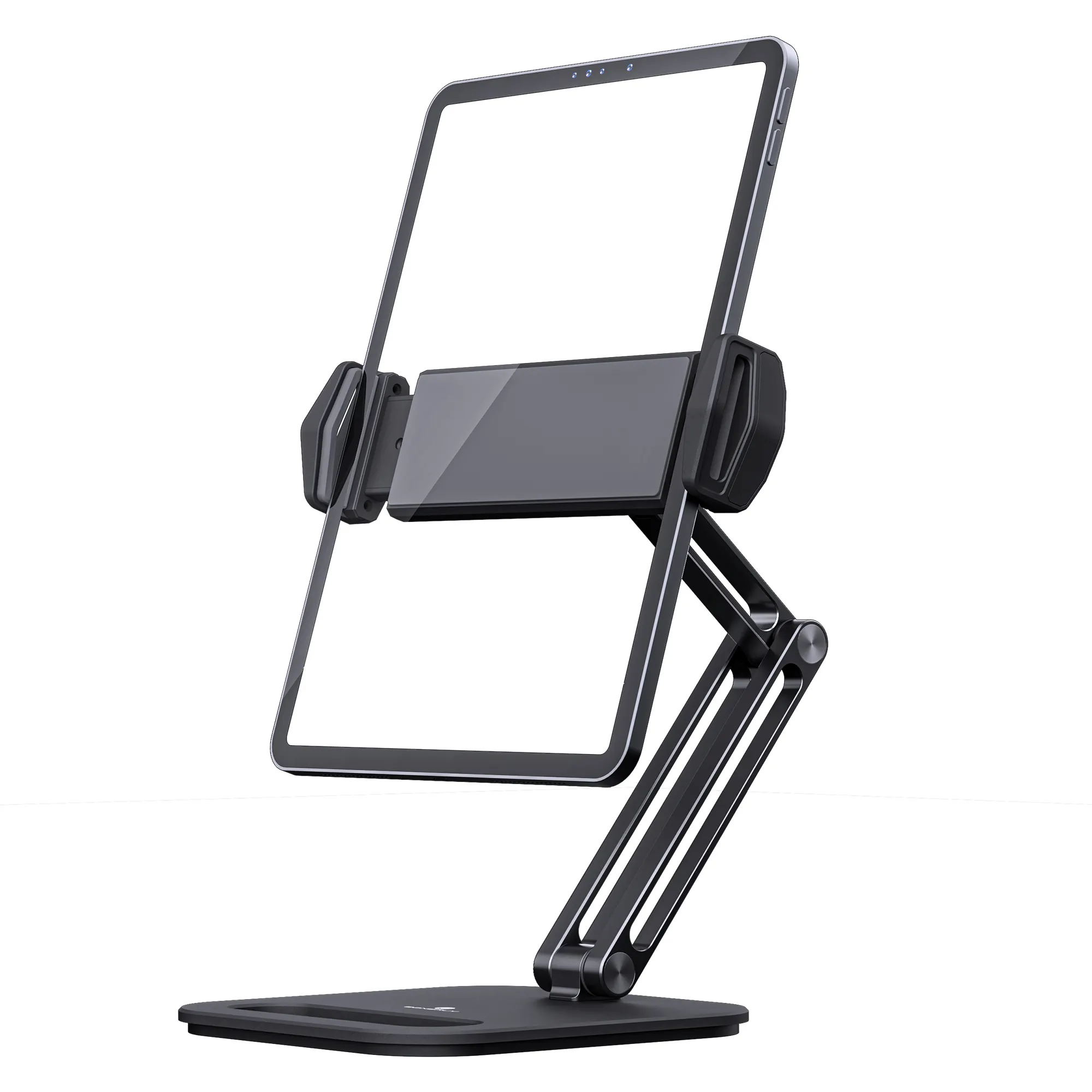 Boneruy suporte giratório para tablet, suporte ajustável de liga de alumínio para celular ipad