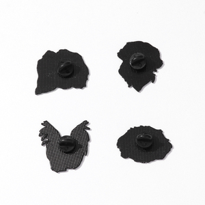 Broches en émail personnalisées d'usine, motif chiot mignon, en métal, pour chapeaux et revers, badges en alliage, artisanat métallique - Product Image 3