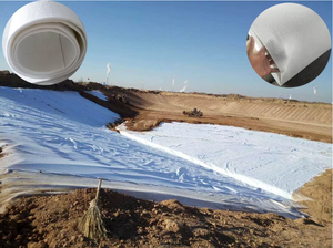 <span class=keywords><strong>Géotextile</strong></span> non tissé aiguilleté en fibres de polypropylène (PP) anti-âge pour l'ingénierie civile, les routes, les barrages, les décharges, la filtration et la séparation - Product Image 6