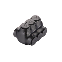 Connecteurs de câbles rapides mécaniques isolés en PVC Barep homologués UL, à double entrée, 6AWG-350kcmil, 3 ports, pour raccordement fil à fil