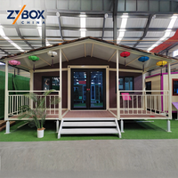 ZYBOX, Nueva Casa Contenedor Expandible Impermeable y Resistente al Fuego, Mini Oficina de Lujo, Casa Contenedor Expandible con Techo