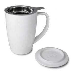<span class=keywords><strong>Tazza</strong></span> Infusore per Tè in Ceramica con Coperchio e Filtro in Acciaio Inox, Vendita all'Ingrosso - Product Image 3