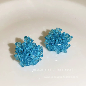 Summer Vacation Style Light Luxury Exquisite Flower <b>Stud</b> <b>Earrings</b> Temperamental Women's <b>Earrings</b> Fashion Jewelry Wholesale - Product Image 6