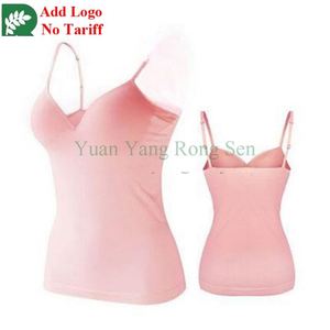 Camisola sutiã das mulheres por atacado com peito almofadas colete de uma peça sem Underwire - Product Image 2