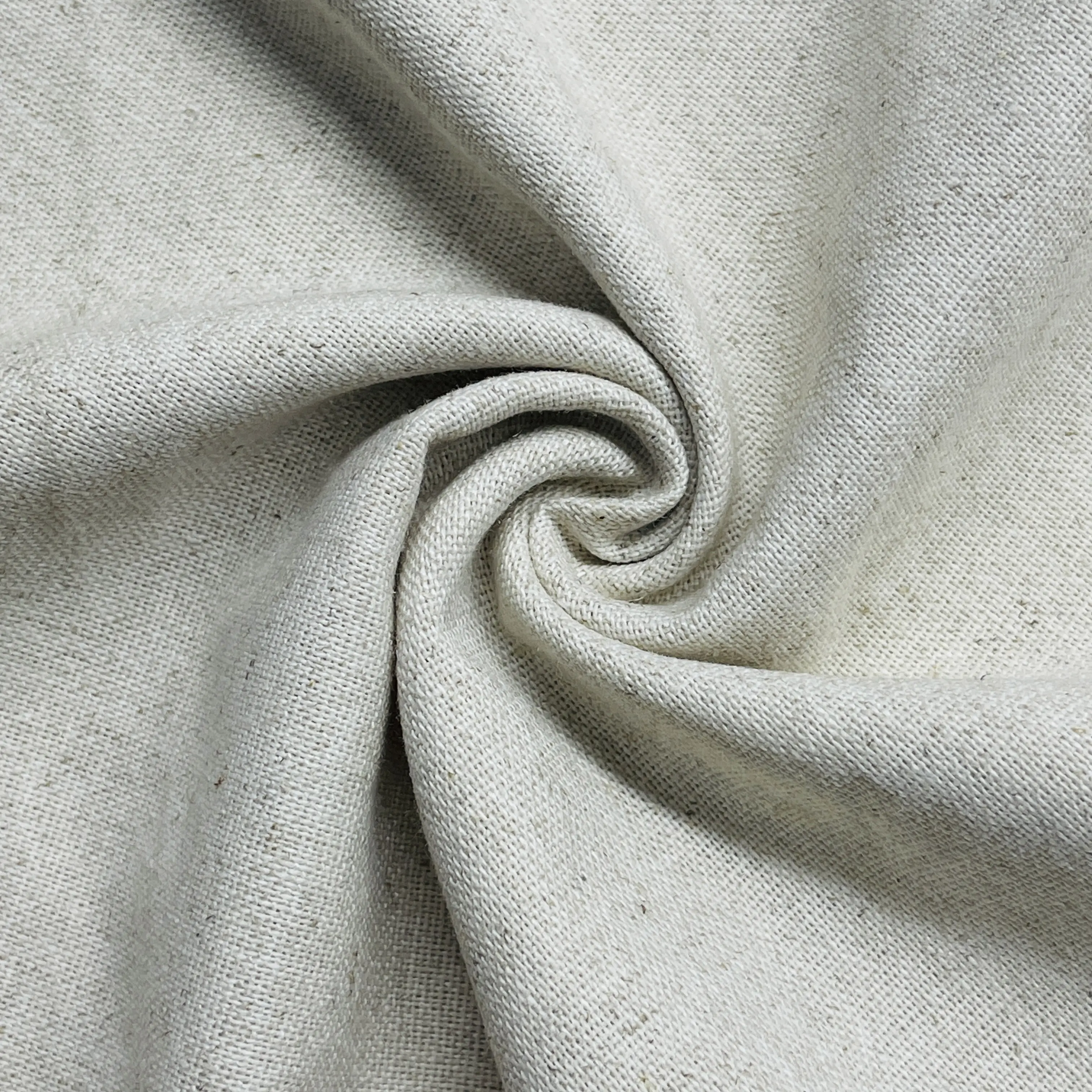 Fornecimento de fábrica de tecido de linho e algodão da mais alta qualidade para roupas