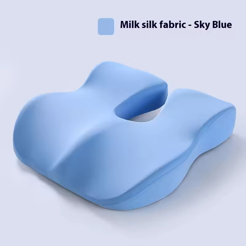 Soie de lait bleu ciel