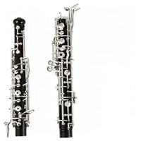 Good Quality Bakelite Oboe With Silver Plated Keys