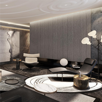 Service de design d'intérieur commercial et résidentiel avec graphisme, solutions de décoration intérieure écologiques, durables et sur mesure