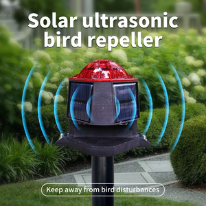 Radar chống nước và chống bụi IP55 phát hiện các âm thanh khác nhau để xua đuổi chim và phát ra ánh sáng để cảnh báo vào ban đêm. - Product Image 3