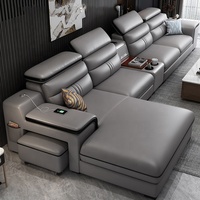 Modernes einsitziges Kunstleder sofa mit ausziehbarem Holzsitz Verschiedene Stile für Wohnzimmer möbel für Villen