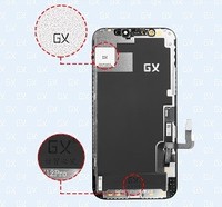 Écran LCD OLED rigide et souple de marque GX bon marché 12/12pro écran de remplacement pour téléphone portable iPhone 12/12pro