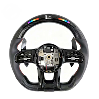 Le volant en fibre de carbone de forme régulière convient aux Mercedes-Benz ABSEGC-Class C63 E63 W213 G500 S63 GLE GLC CLA