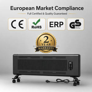 Chauffage infrarouge mural ou autoportant intelligent en cristal de carbone, personnalisé, silencieux, avec commande à distance par application WiFi et boutons tactiles, pour la vente en gros (ODM) - Product Image 2