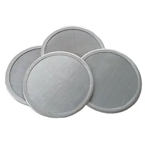Özel 1- 635 Mesh yüksek hassasiyetli paslanmaz çelik tel Mesh yuvarlak filtre ekran diski