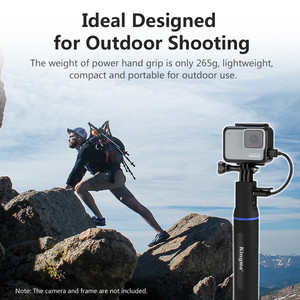 KingMa売れ筋アクションカメラアクセサリーパワーバンクパワーハンドグリップ自撮り棒GoPros Heros 6/5およびXiaoYi用 - Product Image 5
