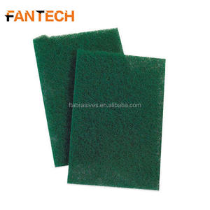 6 ''x 9'' 8698 vừa Grit màu xanh lá cây không dệt tay Miếng Cọ Rửa <span class=keywords><strong>Pad</strong></span> - Product Image 3