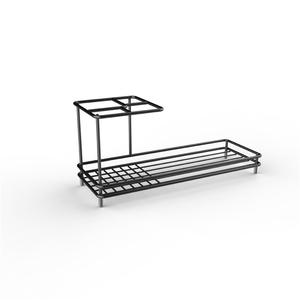 Hotel <b>Corner</b> Modern Lattice Zinc Alloy Countertop Storage Rack Eco-Friendly Toothbrush Holder Bathroom Toilet Toothpaste Rack - Product Image 2