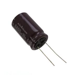 Distribuidor Autorizado: Condensador de Orificio Pasante Radial CAP ALUM 6800UF 20% 10V UPJ1A682MHD6 6800 uF - Product Image 1