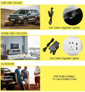 Hid réfrigérateur portable solaire de haute qualité, 30l, 40l, 50l, 12v, 24v, pour l'extérieur, pour voiture, avec batterie et batterie externe - Product Image 4