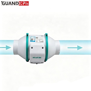 Ventilateurs d'extraction à flux diagonal à économie d'énergie, directement de l'usine - Châssis en PP ignifuge avec pales en ABS PC ignifuges - Product Image 2