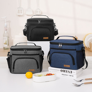 Bolsa Térmica para Almuerzo, Impermeable, de Poliéster, 9L, Bolsa de Picnic Suave para Viajes, con Logotipo Personalizado para Entrega de Alimentos - Product Image 3