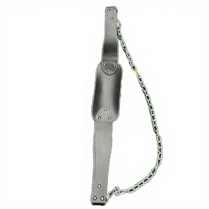 Ceinture de musculation en cuir de vachette robuste avec boucle résistante à l'usure pour l'entraînement de force, les squats et le soutien pendant les développés couchés - Product Image 2