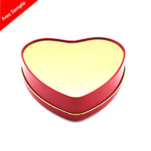 Tùy Chỉnh In Lãng Mạn Hình Trái Tim Kim Loại Có Thể Cấp Thực Phẩm Sô Cô La Biscuit <span class=keywords><strong>Tin</strong></span> Hộp Kim Loại Có Thể Cho Kẹo Món Quà Giáng Sinh - Product Image 3