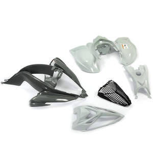 Kit plastiques <span class=keywords><strong>carrosserie</strong></span> garde-boue ENSEMBLE COMPLET GRIS Pour 2006-2024 YAMAHA Raptor 700 - Product Image 6